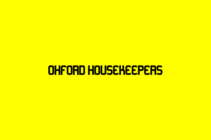 Oxford Housekeepers