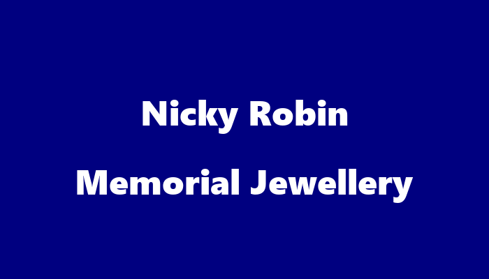 Nicky Robin Memorial Jewellery