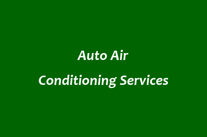 Auto Air Conditioning Services