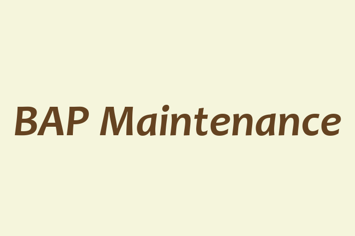 BAP Maintenance