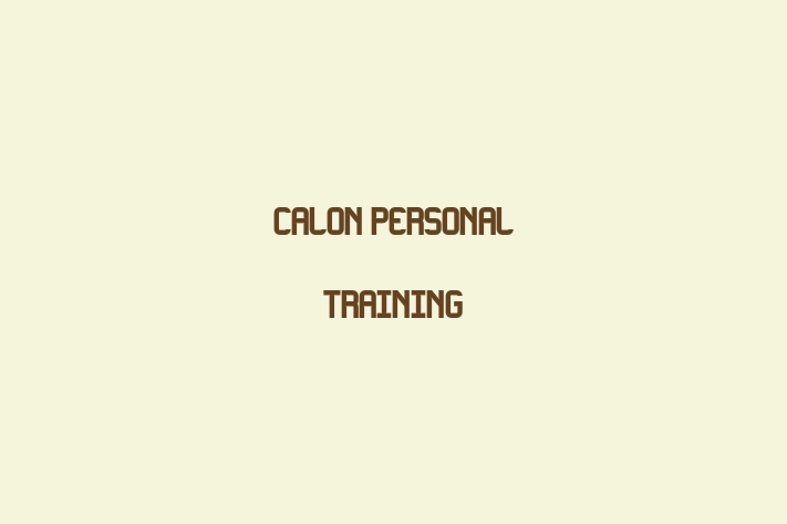 Calon Personal Training