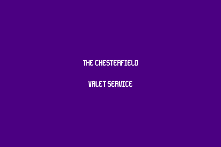 The Chesterfield Valet Service