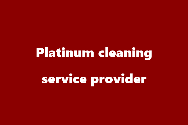 Platinum cleaning service provider