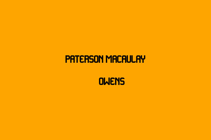 Paterson Macaulay & Owens