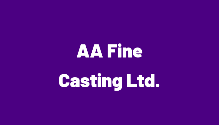 AA Fine Casting Ltd 