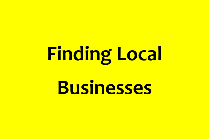 Finding Local Businesses