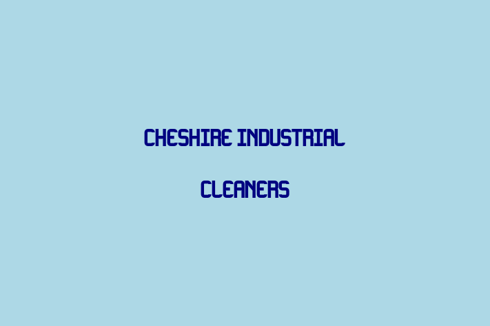 Cheshire Industrial Cleaners