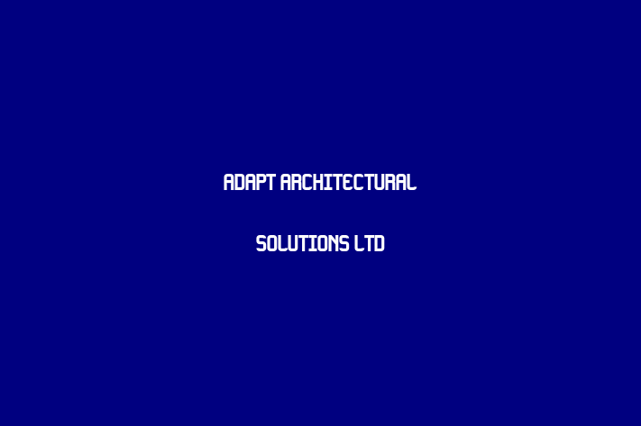 Adapt Architectural Solutions Ltd