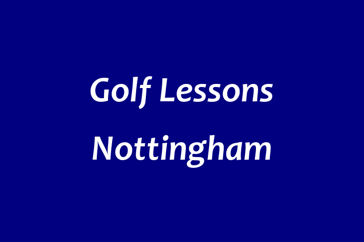 Golf Lessons Nottingham