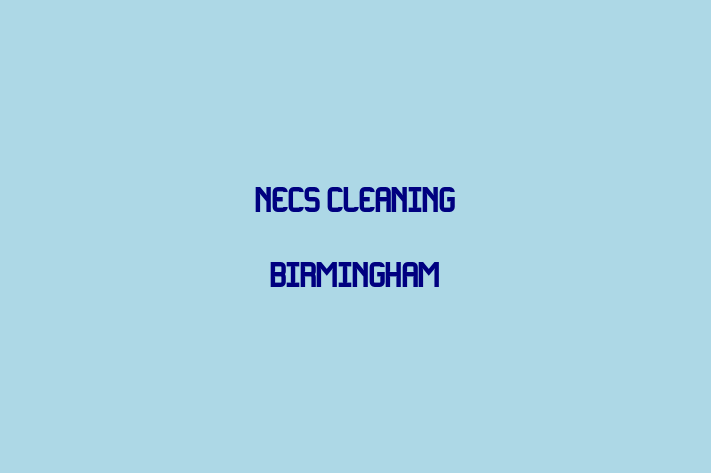 NECS Cleaning Birmingham