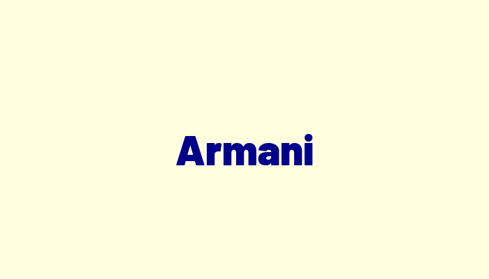 Armani