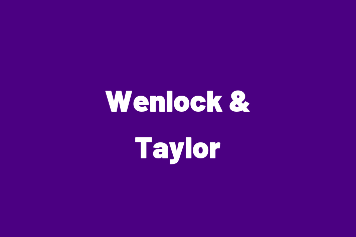 Wenlock & Taylor