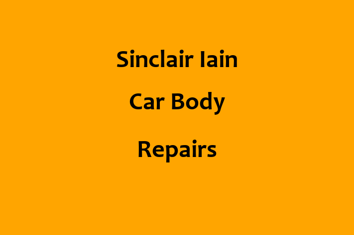 Sinclair Iain Car Body Repairs