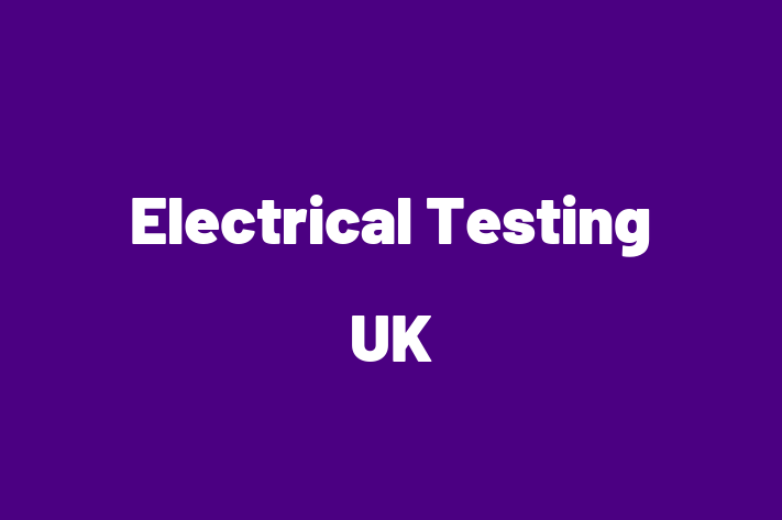 Electrical Testing UK