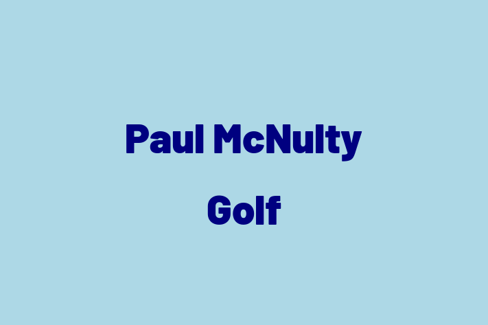 Paul McNulty Golf