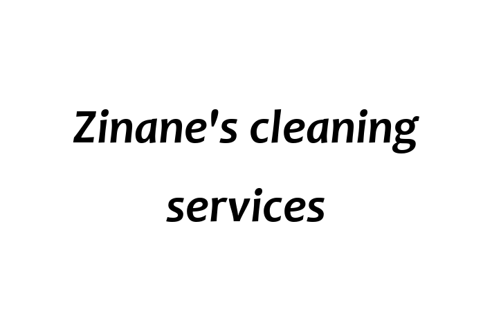 Zinane's cleaning services