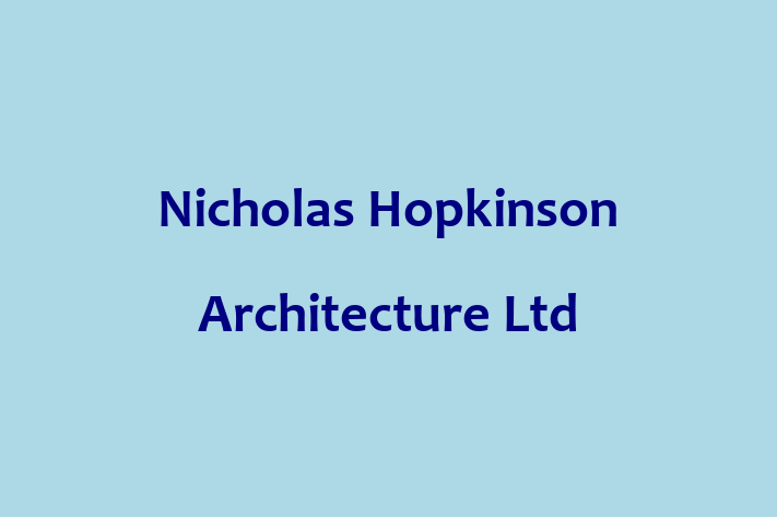 Nicholas Hopkinson Architecture Ltd