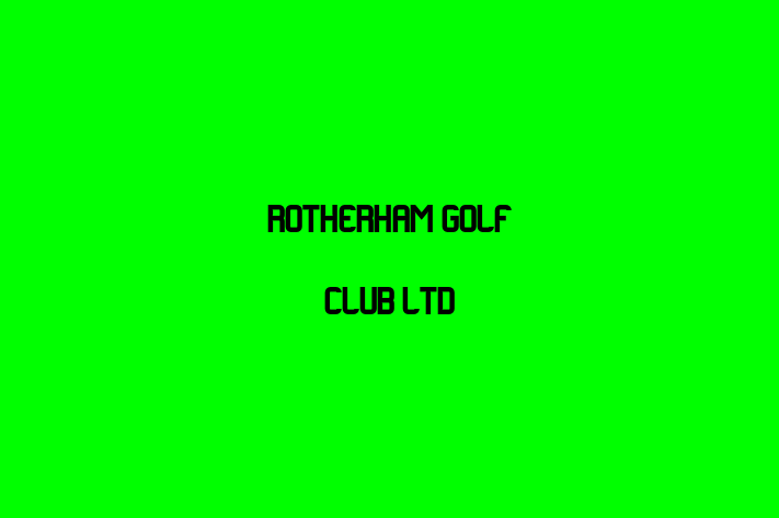 Rotherham Golf Club Ltd