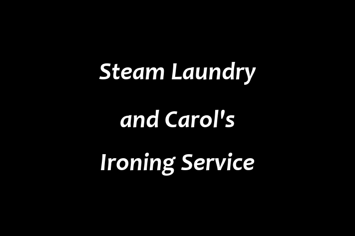 Steam Laundry and Carol's Ironing Service