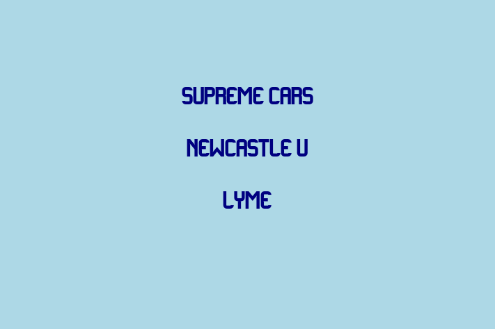 Supreme Cars Newcastle U Lyme