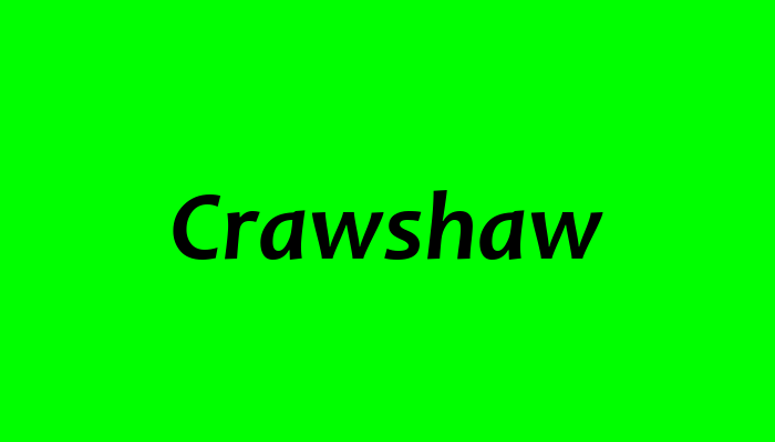 Crawshaw