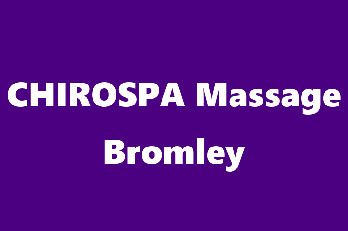 CHIROSPA Massage Bromley