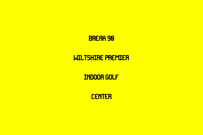 Break 90   Wiltshire Premier Indoor Golf Center