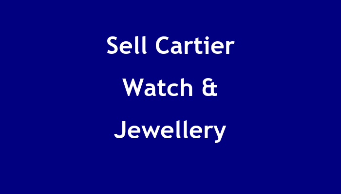 Sell Cartier Watch & Jewellery