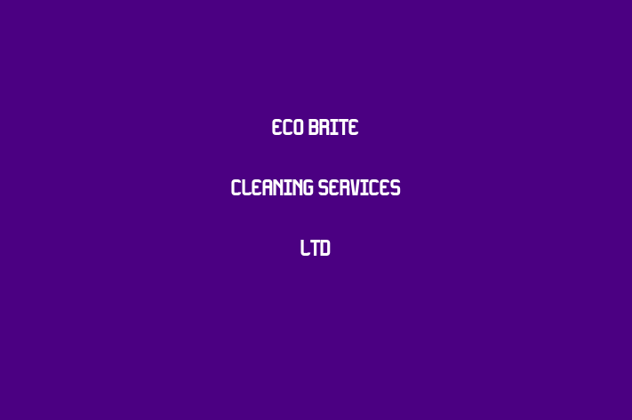 Eco Brite Cleaning Services Ltd