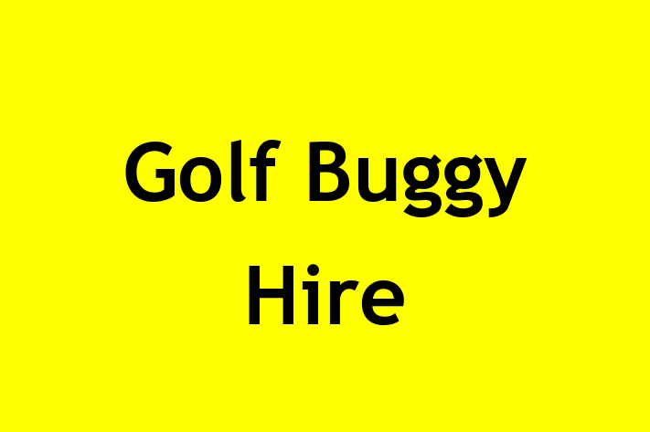 Golf Buggy Hire