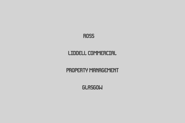 Ross & Liddell Commercial Property Management Glasgow