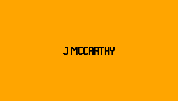 J McCarthy