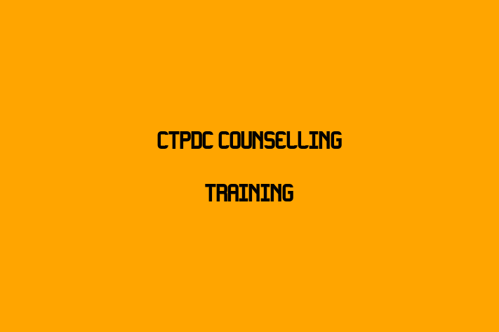 CTPDC Counselling Training