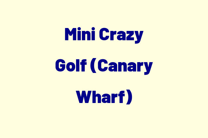 Mini Crazy Golf (Canary Wharf)