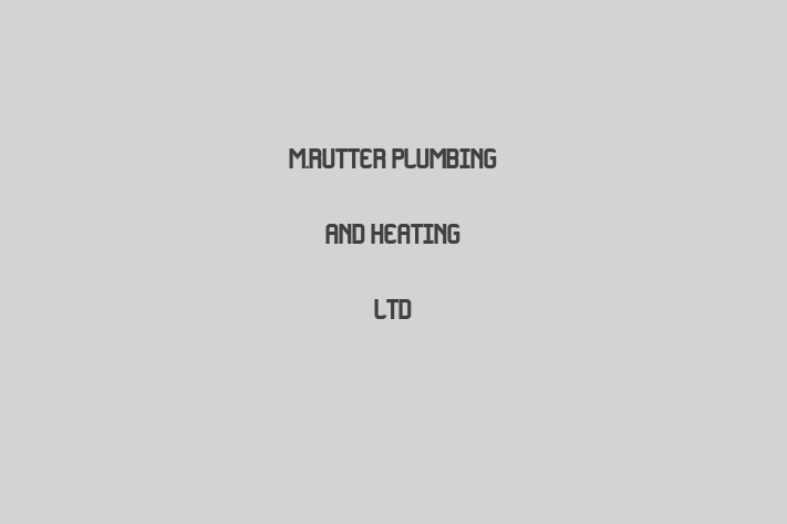 M Rutter Plumbing And Heating Ltd