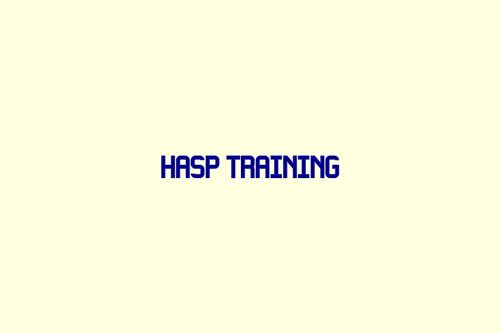 Hasp Training