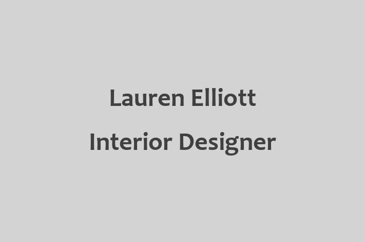 Lauren Elliott Interior Designer