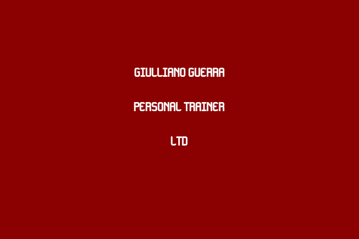 Giulliano Guerra Personal Trainer Ltd