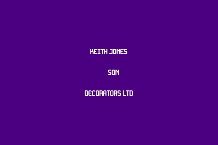 Keith Jones & Son Decorators Ltd