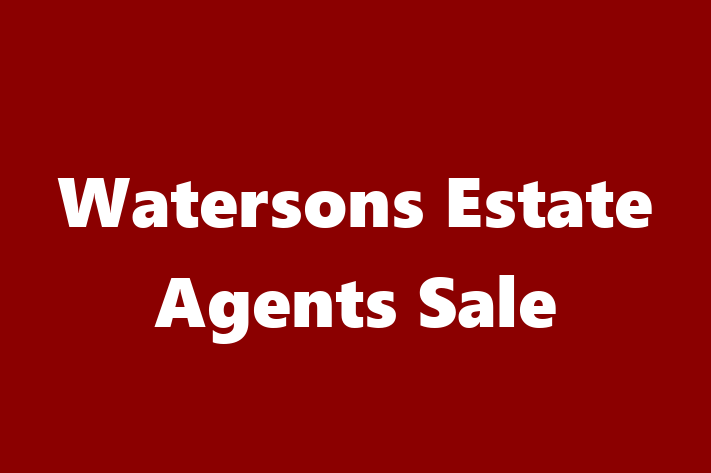 Watersons Estate Agents Sale