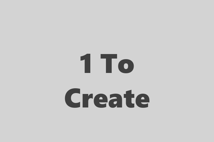 1 To Create