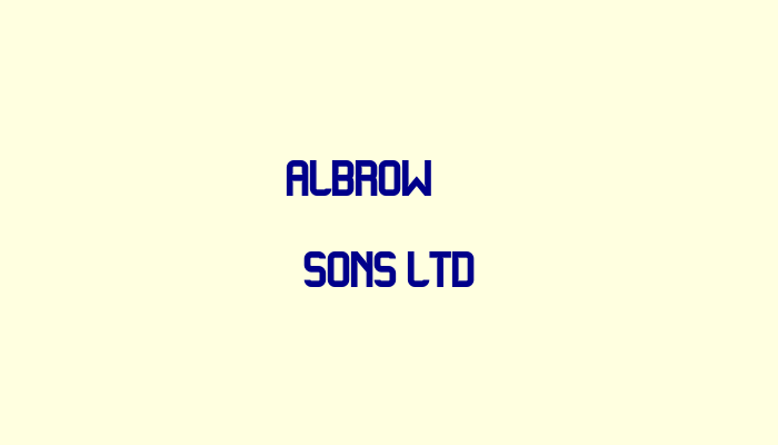 ALBROW & SONS LTD