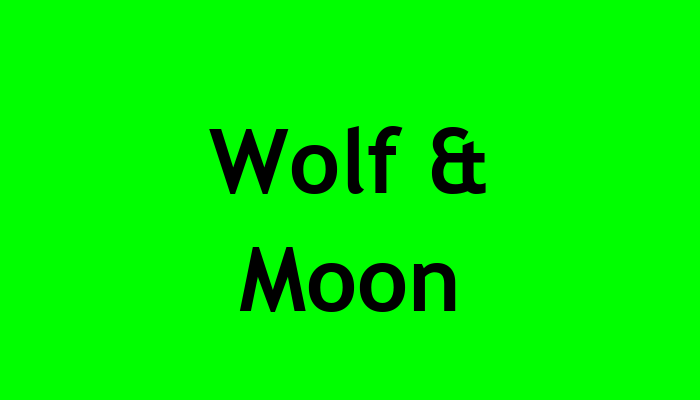 Wolf & Moon