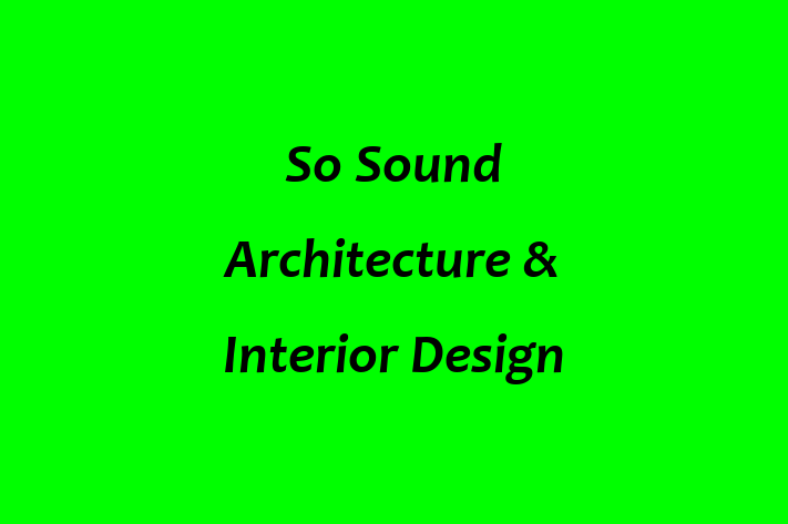 So Sound Architecture & Interior Design