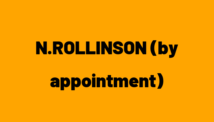 N ROLLINSON (by appointment)