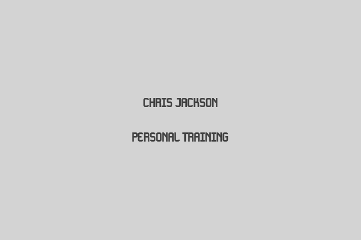 Chris Jackson Personal training