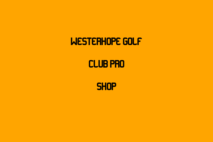 Westerhope Golf Club Pro Shop