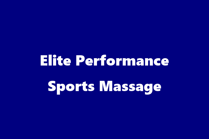 Elite Performance Sports Massage