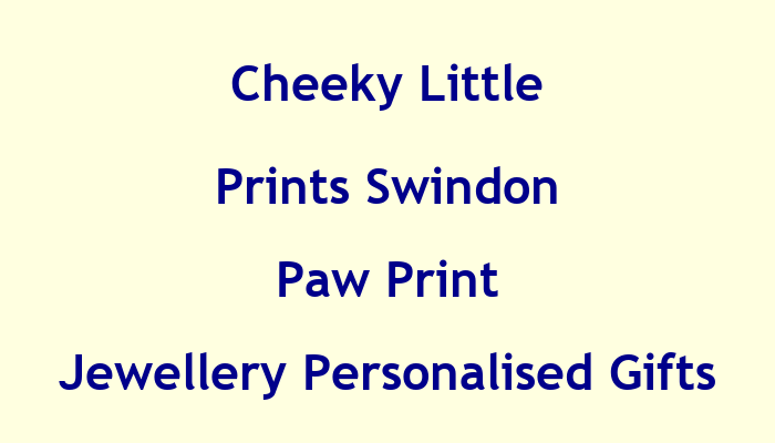 Cheeky Little Prints  Swindon Paw Print Jewellery Personalised Gifts