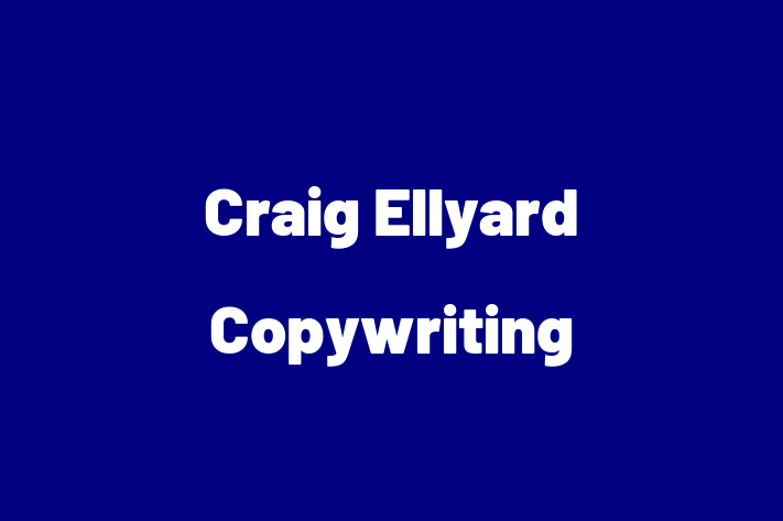 Craig Ellyard Copywriting